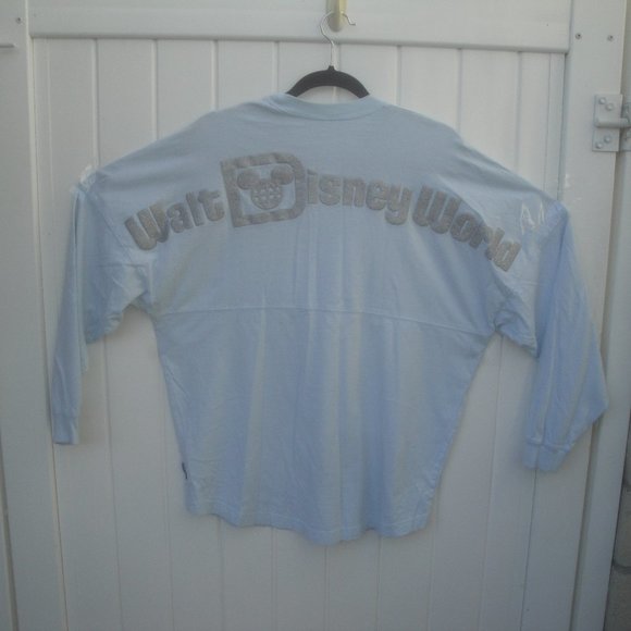 Walt Disney World Cinderella Slipper Disney World Spirit Jersey Pale Blue Small - Picture 1 of 6